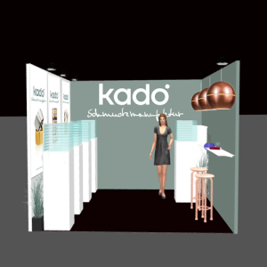 3D impressie stand Kado